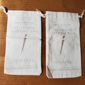 Miraval cellphone sleeping bags,  2